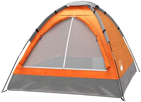 2 Person Camping Tent with Rain Fly and Carrying Bag – Lightweight Outdoor Pop Up Tents for Camping Essentials, Music Festivals, Backpacking, Hiking, or Beach Shelter by Wakeman Outdoors