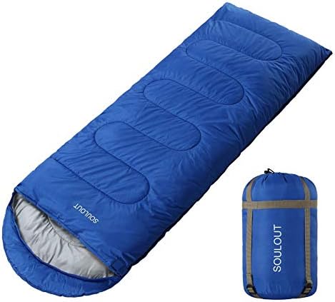 SOULOUT 3-4 Season Sleeping Bag for Adults & Teens - Camping