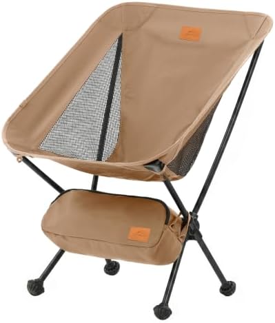 Naturehike YL08 Ultralight Camping Chair - Only 2.12 LBS, Anti-Sinking Feet
