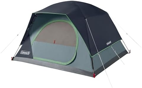Coleman Skydome Camping Tent with Rainfly and Carry Bag
